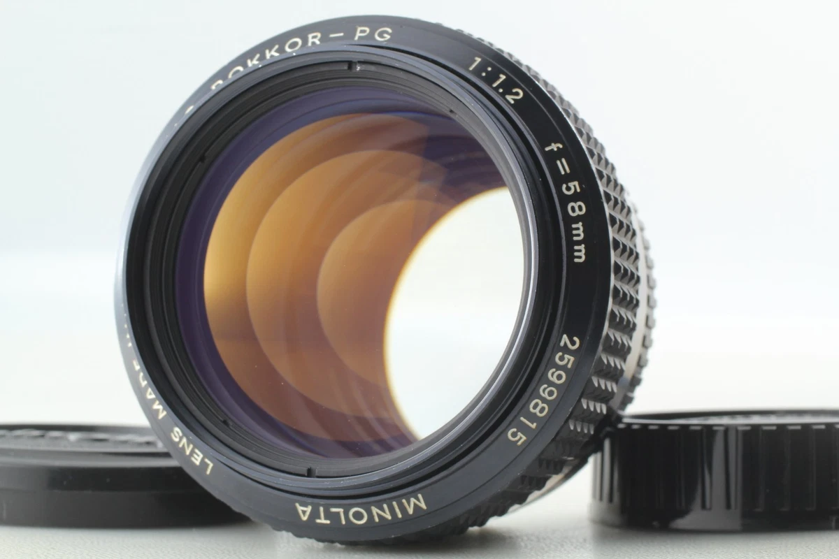 Minolta MC ROKKOR 58mm F/1.2（整備品） Minolta MC Rokkor-PG 58mm F1.2 修理記録 – レンズ修理なら日本レンズ協会