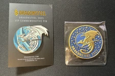 VIP Coin and Pin - Dragonsteel Nexus 2023 - Brandon Sanderson
