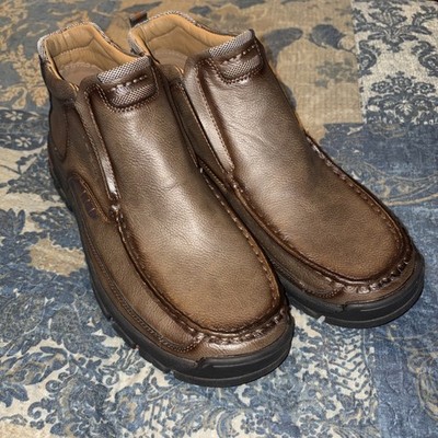 LDeck Men s Slip On Shoes Boots High Top Outdoors EU47