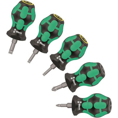 Wera Tools Kraftform Plus Stubby Set 2 Screwdriver Set 5Pc