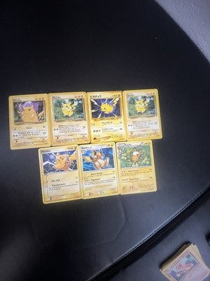 Pikachu collection no Vmax or V just vintage and new gen raichu