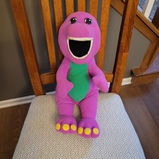 Barney The Purple Dinosaur Talking Plush 71245 tested works great