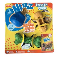 Nylabone Nubz Treat  N Chew Dog Toy Set 3 Pac...