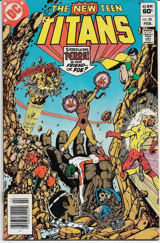 DC Copper Age : The new Teen Titans #28 (George Pérez) 1st Terra in costume - Bild 1 von 1
