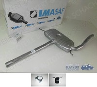 Imasaf Auspuff Mitteltopf+Anbauteile für Audi A6+Avant (4B,C5) 2.5 TDI 1997-2005