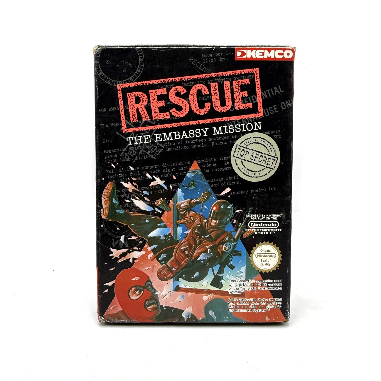 Rescue The Embassy Mission Nintendo NES PAL B FRA