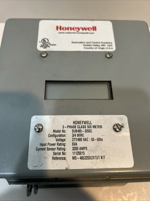 Honeywell 3 Phase Class 500 Meter/ Model SUB480-3200C