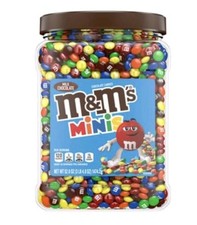 M M'S Minis Milk Chocolate Candy Bulk Jar 52 oz.
