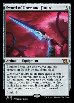 MTG Sword of Once and Future, NM-Mint, English March of the Machine
