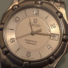 Concord Saratoga SL Mosaic Dial Stainless Steel Men's Quartz Watch