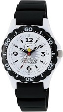 Citizen Q Q Watch Analog Snoopy Waterproof Urethane Belt AA96-0016 White  Black