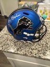 Barry Sanders Signed Full Size Replica Helmet