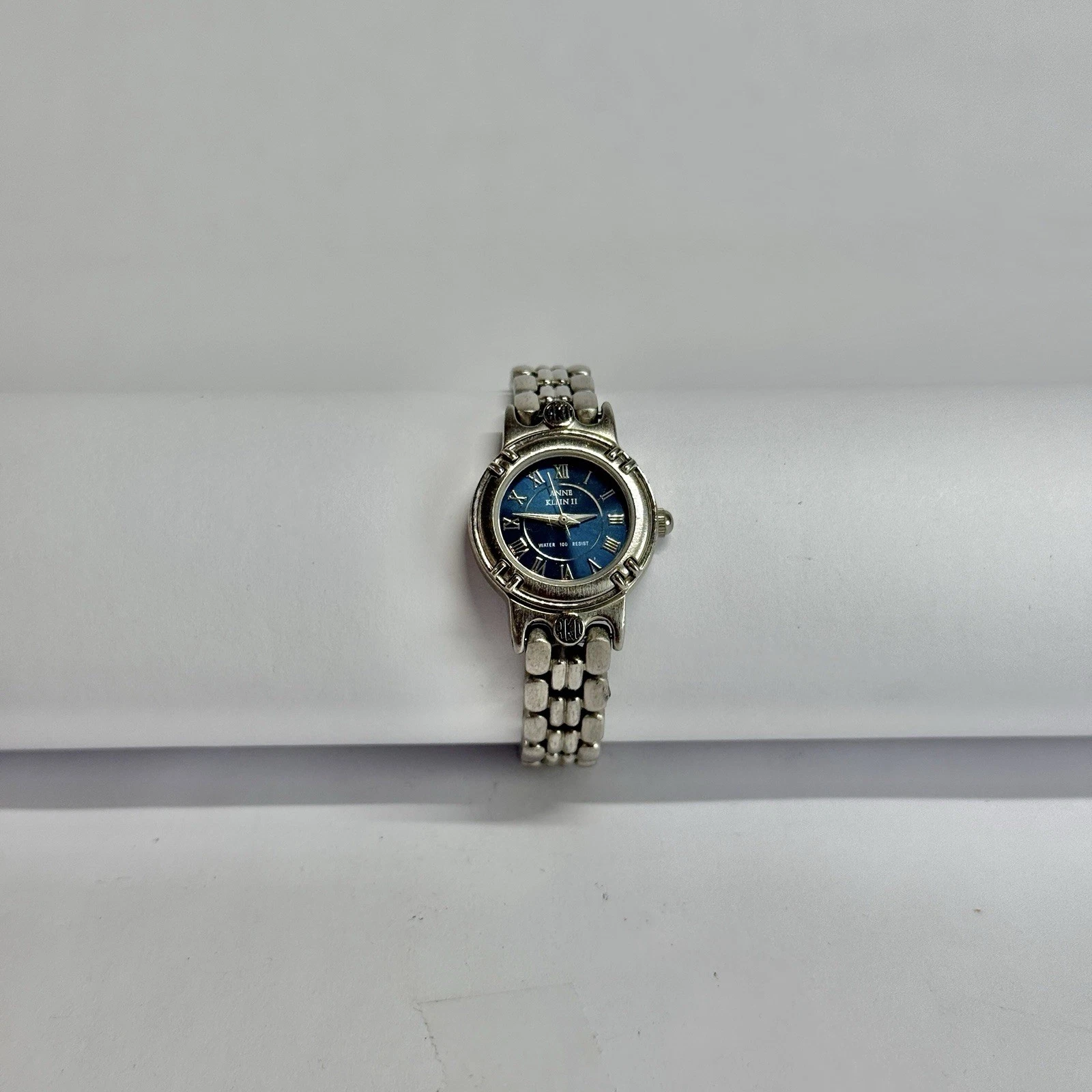 ANNE KLEIN 10/2315 Analog Quartz Silver Tone Women Vintage Watch W562 *WORKING