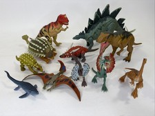 Jurassic Park World Huge Lot Of 11 Dinosaurs Great Shape And Working