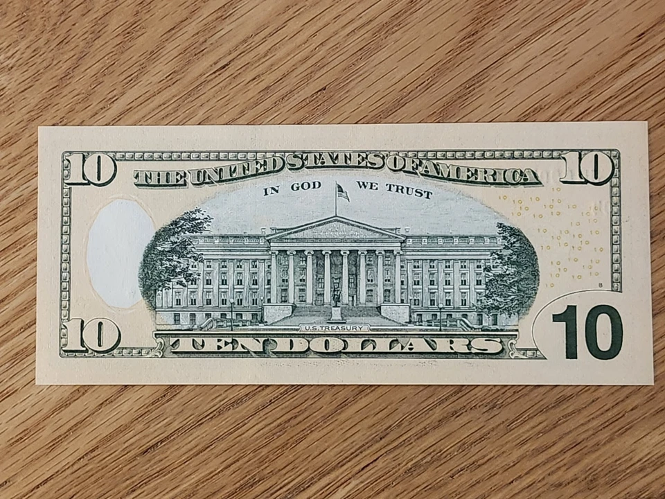 2009 A $10 "STAR NOTE" GEM/UNC CLEVLAND JD00052535* 000 START 2 OF 2 CONS SERIAL - Image 2 of 4