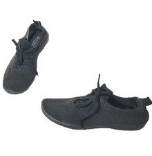 Arcopedico LS Womens Vegan Black Knit Oxfords Sneaker Twin Arch Size EU 42 US 10