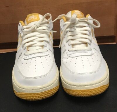 Nike Air Force 1 Low '07 Ochre White Yellow Aj7280-101 Shoes