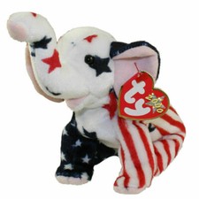 TY Beanie Baby - RIGHTY 2000 the Elephant 6.5 inch - MWMTs Stuffed Animal Toy