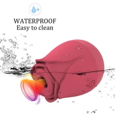 Sex Toy Waterproof Clit Sucking Rose Vibrating  Sucker  10 Modes