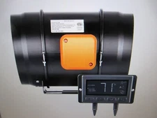 Skyshalo Inline Duct Fan, 8-in. 807 CFM Temperature Humidity Control Exhaust Fan