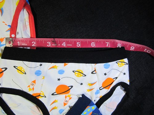 boys briefs, underwear, Outer space, pouch, ringer, size 2t (18-20 inches), NEW - Picture 2 of 10