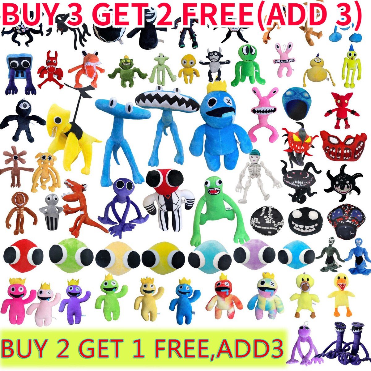 30cm Roblox Rainbow Friends Plush Toy Cartoon Game Character Doll