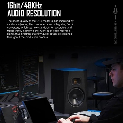 Professional Recording Sound Card High Definition Sound Output - Picture 3 of 8