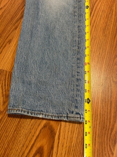 levis premium 501 herren jeans 31x30 hellblau - Bild 5 von 9