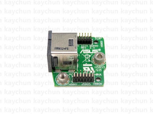 Scheda Power Jack DC IN per ASUS ROG G751JY-QH72-CB G751JY-T7051H - Foto 3 di 9