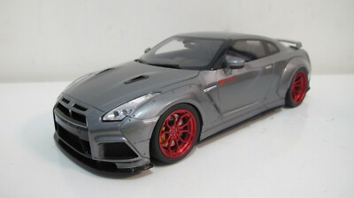 GT SPIRIT  R35 SKYLINE 1／18 1:18 GT SPIRIT NISSAN SKYLINE GT-R R35 PRIOR DESIGN GRAY