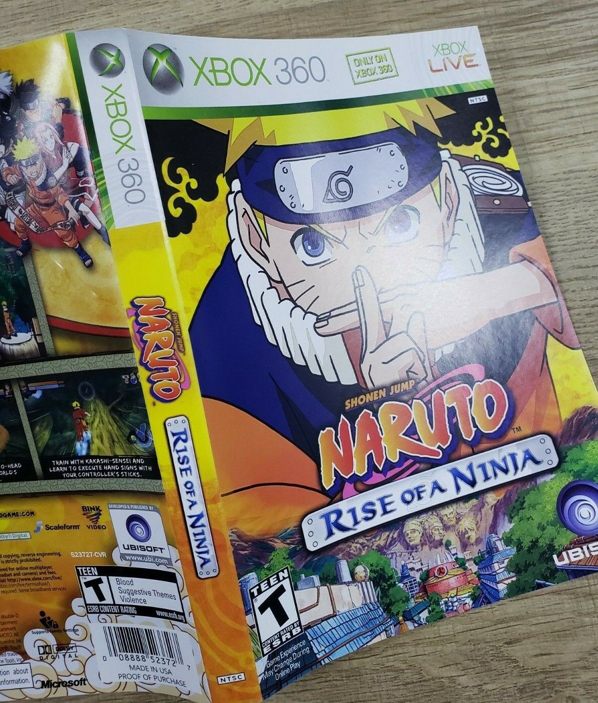 Naruto Rise Of A Ninja Xbox 360 Midia Fisica Usada Original