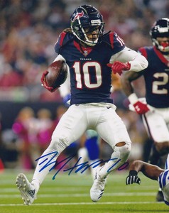 deandre hopkins signed football