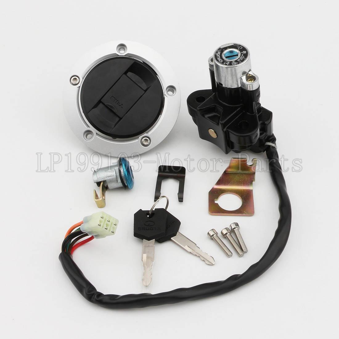 Ignition Switch Fuel Gas Cap Seat Lock Key For Suzuki