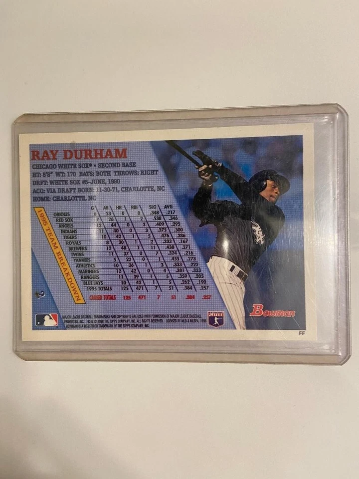 Ray Durham Signed Ball and Card Very Good Condition  - Image 4 of 4