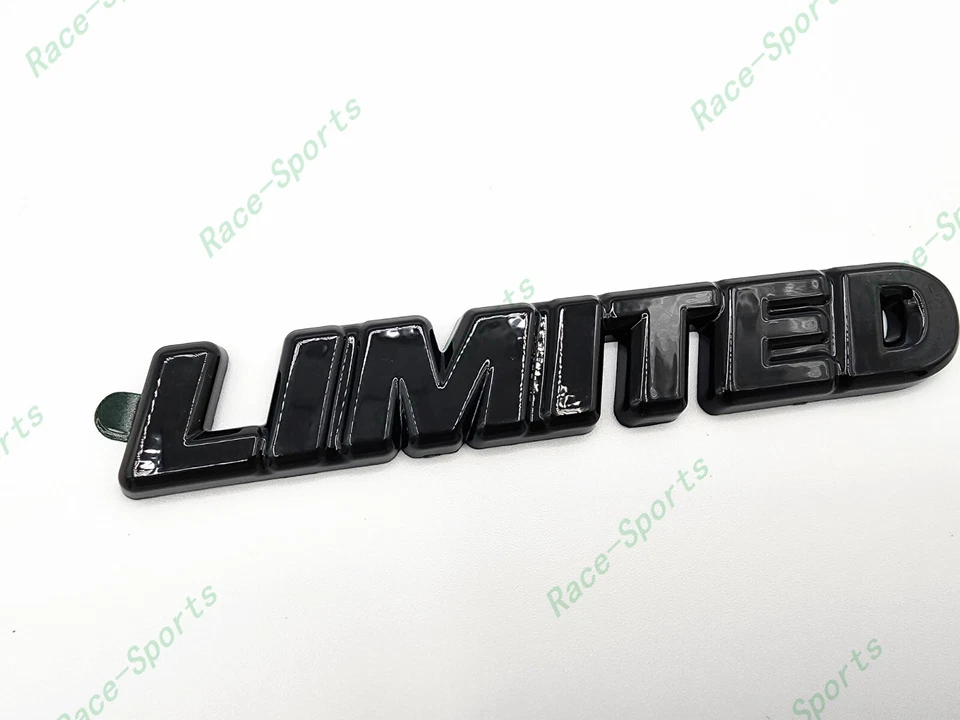 SUPERPOSICIÓN Negro Brillante Delantero Trasero Toyota Logo Limited AWD Emblema 2011-2018 Sienna Foto 4 de 4