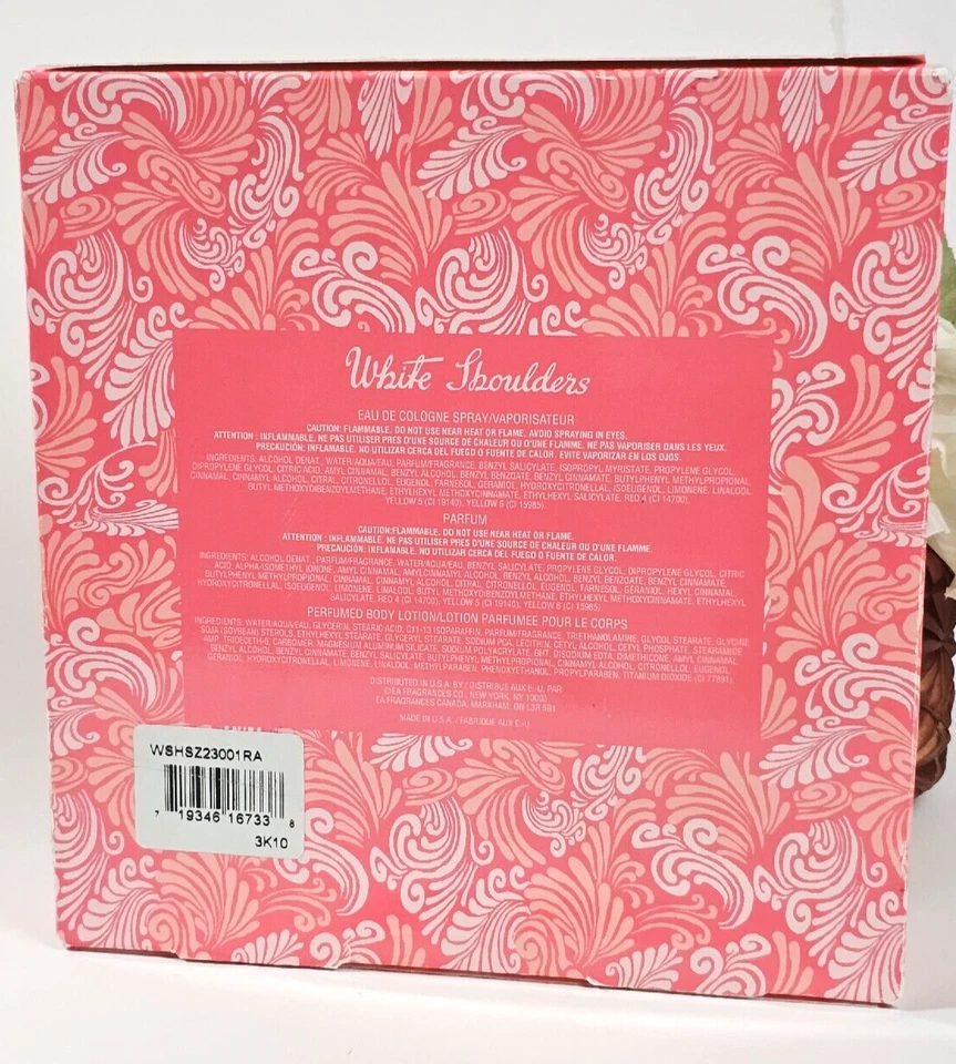 Подарочный набор White Shoulders спрей 4,5 унции, парфюм 0,25 унции, парфюмированный лосьон 3,3 унции - Изображение 2 из 4