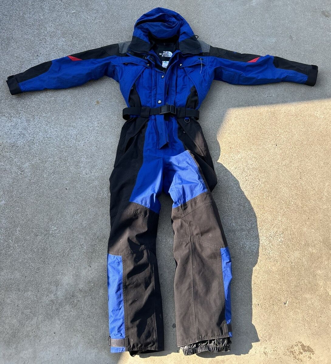 Vintage 90s The North Face HELI Gore Tex One Piece Blue Ski Vintage 90s The North Face HELI Gore Tex One Piece Blue Ski