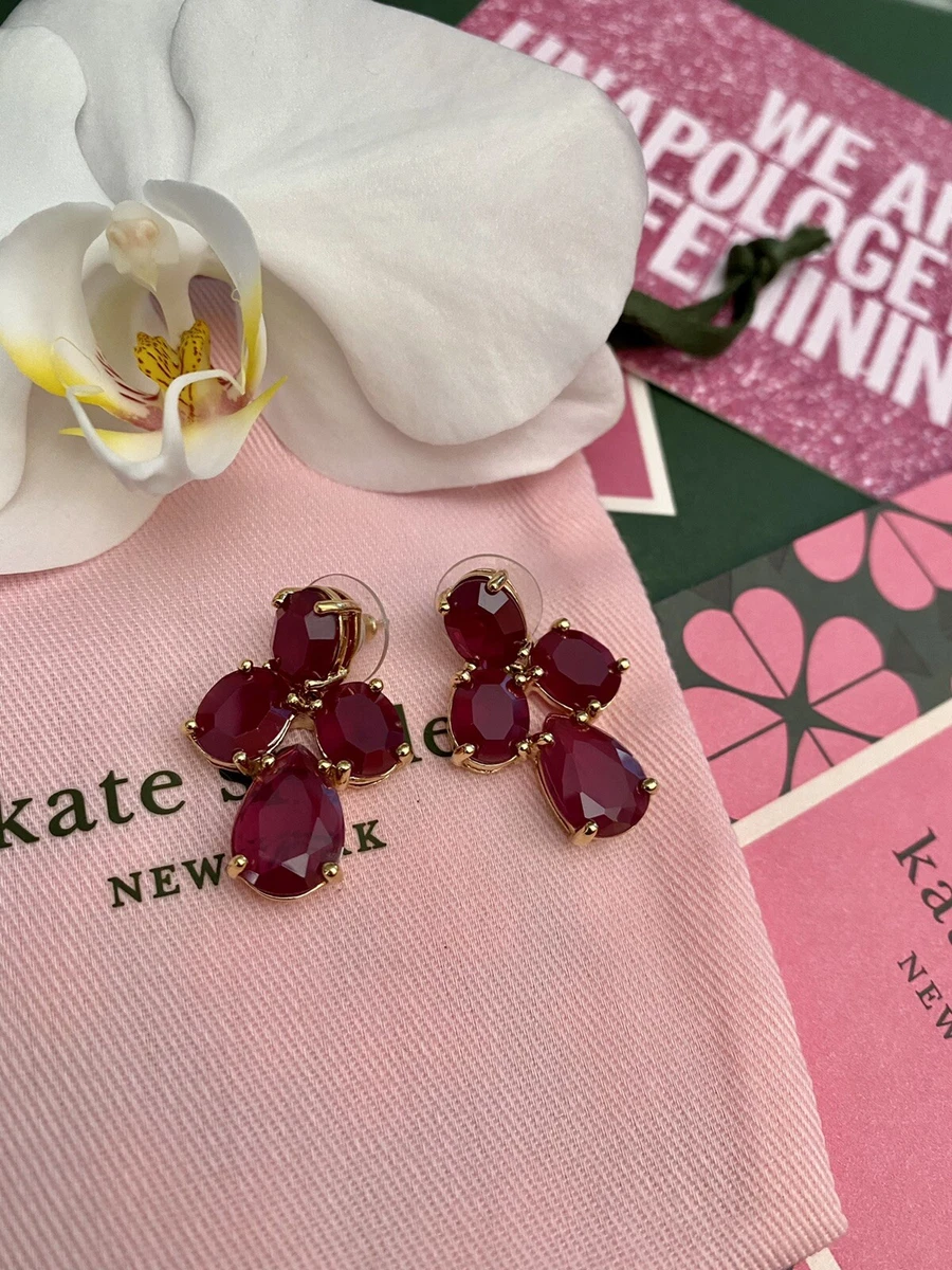 Kate spade 2024 amethyst earrings