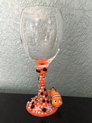 Disney Nemo Figur Weinglas x Findet Dorie x Clown Fisch