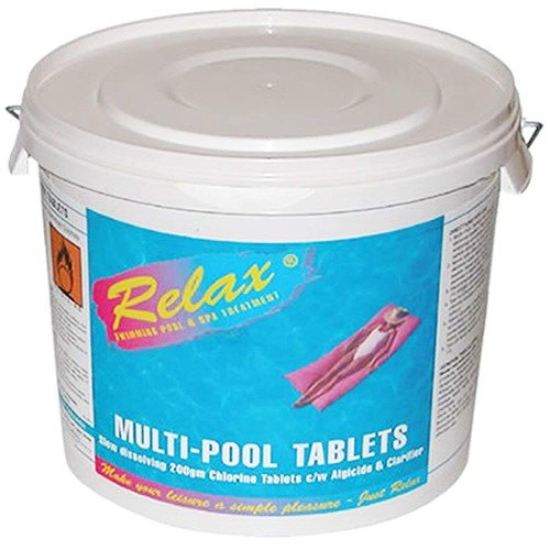 RELAX MULTIPOOL TABLETS MULTI FUNCTION SWIMMING POOL TABS 2 KG eBay
