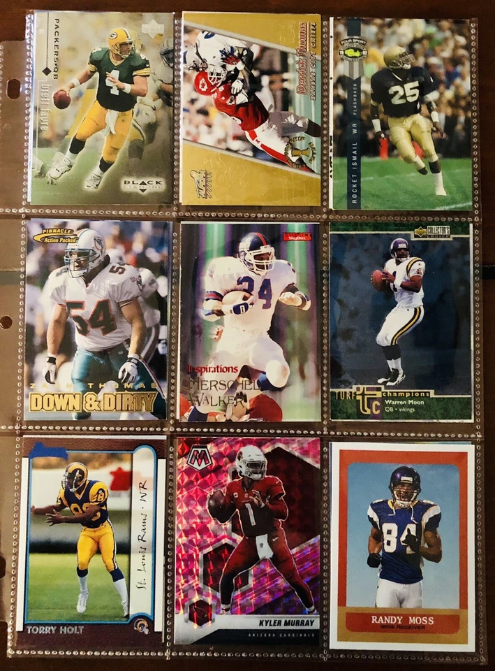 Lote de 234 tarjetas de fútbol vintage. Salón de belleza, leyendas, insertos, novatos.  Foto 2 de 4