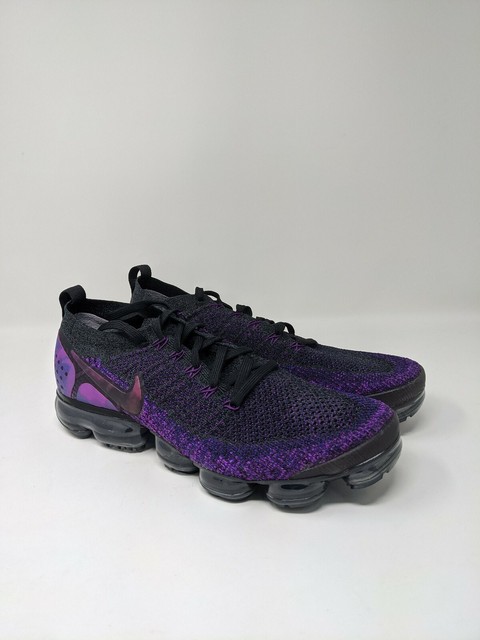 Men's Nike Air Vapormax Flyknit 2 Black/Night Purple 942842-013 Size 12.5 | eBay