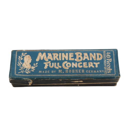 VTG M. Hohner Marine Band Full Concert 40 Reed Harmonica, Key Of C - Picture 2 of 9