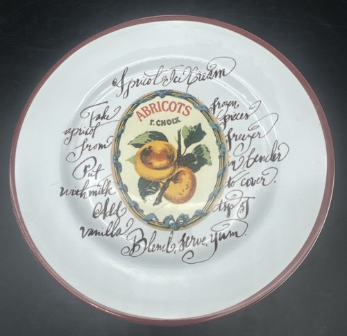 Williams Sonoma HARVEST MARKET Fruit Salad Dessert 8" Plate Variety Set Of 6 - Picture 10 of 13