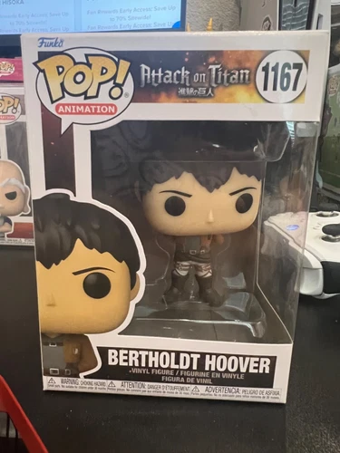 Funko Pop Attack on Titan Bertholdt Hoover #1167 Vinyl Figur W Protector Vaulted