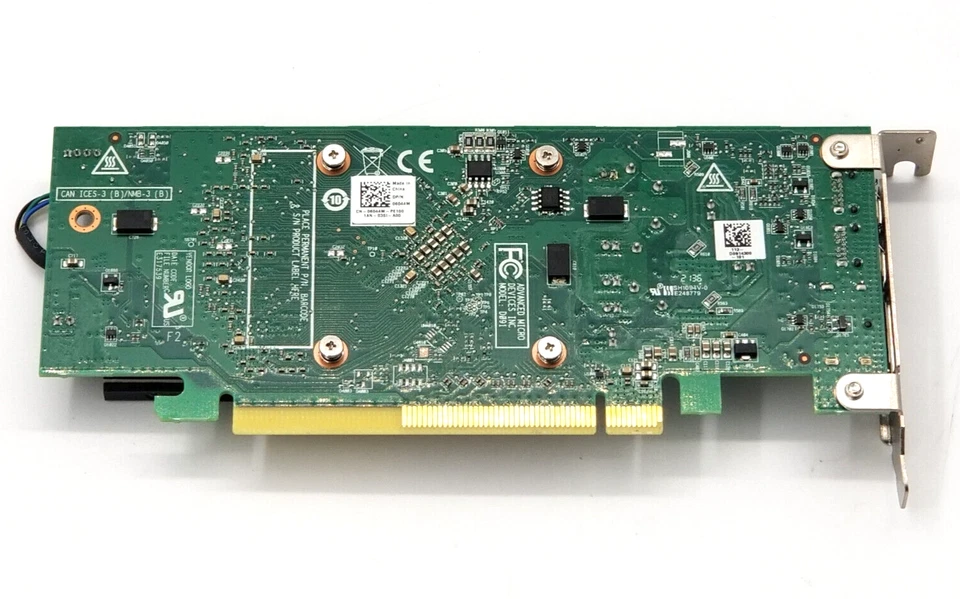 DELL AMD Radeon RX 640 4GB GDDR5 GPU Low Profile P/N: 06044M -DPort & Mini DPort - Image 4 of 4