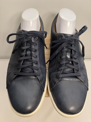 Cole Haan Grand OS Crosscourt II Shoes Mens‎ Size 12M Navy Blue Leather Cole Haan Grand.OS FT C22586 Crosscourt II Sneakers Navy  main image 4