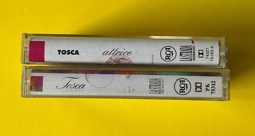 TOSCA Tiziana DONATI Raro LOTTO 2 MC ATTRICE + TOSCA Campione NON COMMERCIABILE - Picture 3 of 3