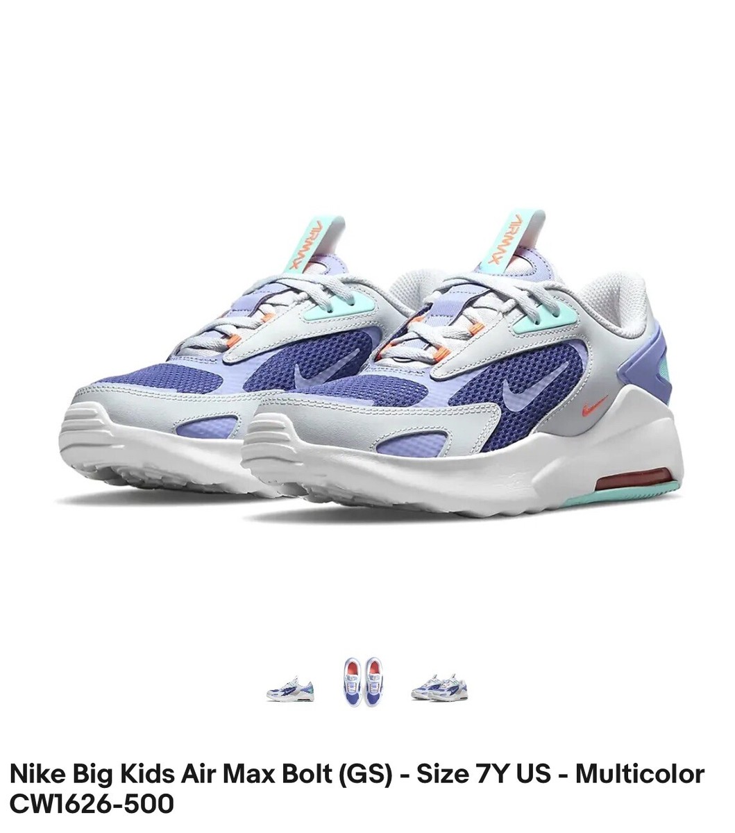 Nike Big Kids Air Max Bolt (GS) Size 7Y US Multicolor CW1626