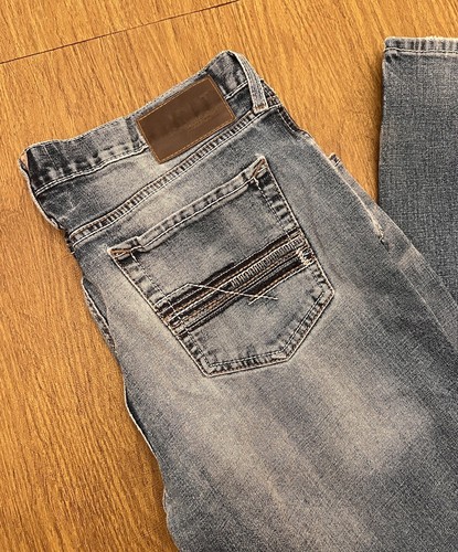 Ariat M4 Jeans Mens 34x34 Low Rise Boot Cut Western Denim Jeans - Picture 2 of 7